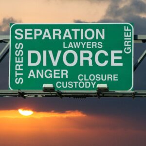 Divorce sign