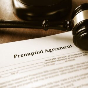Prenuptial agreement document